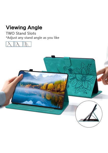 Realme Pad 2 11.5 Için Tablet Kılıfı Dayanıklı Esnek Tpu Kapak Ayarlanabilir Stand Kart Yuvaları ve Kaymaz Yivler (Yurt Dışından)