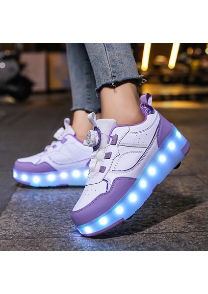 Spor Ayakkabı Kız Erkek Tekerlekli Paten LED Işık Paten (Yurt Dışından) fiyatları