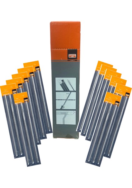 Bahco 325" 11/64" 4.5 x 200MM. (168 8 4.5 3p) Yuvarlak Motorlu Testere Eğesi 36 Adet