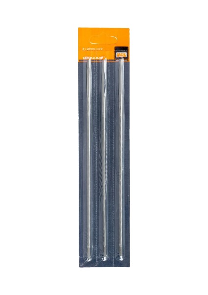 Bahco 325" 11/64" 4.5 x 200MM. (168 8 4.5 3p) Yuvarlak Motorlu Testere Eğesi 36 Adet