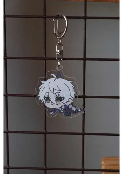 Blue Lock Seishiro Nagi 5cm Akrilik Anahtarlık - Çanta Süsü -Anime Aksesuar