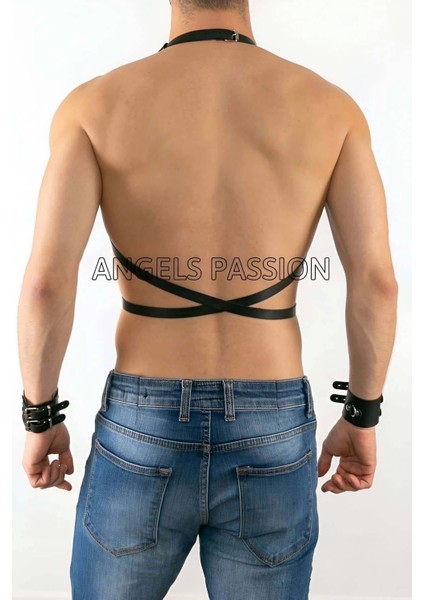 Deri Erkek Göğüs Üzeri Harness M modelleri