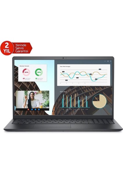 Vostro 3530 Intel Core I7-1355U 16GB 512 GB SSD 15.6" Freedos N1605PVNB3530EMEA-T15 Taşınabilir Bilgisayar