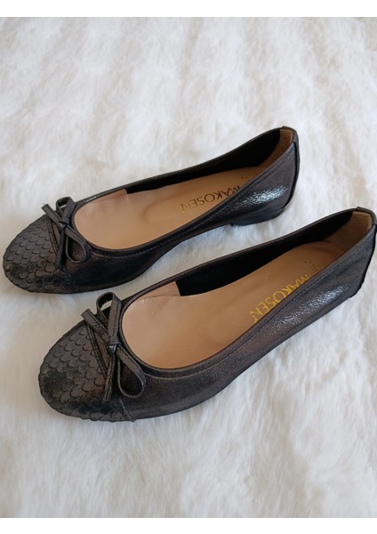 Kadın Deri 34-42 Numara Babet modelleri