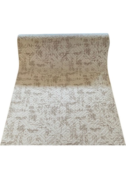 Kaymaz Taban Vezirşah Krem Yumuşak Soft Dokuma Yolluk Halı Salon Halısı