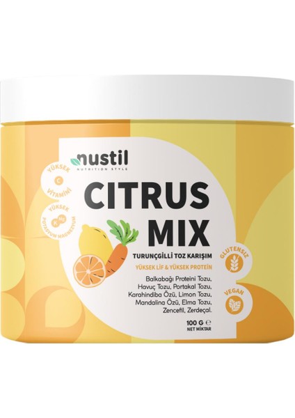 Citrus Mix Turunçgilli Toz Karışım 100G