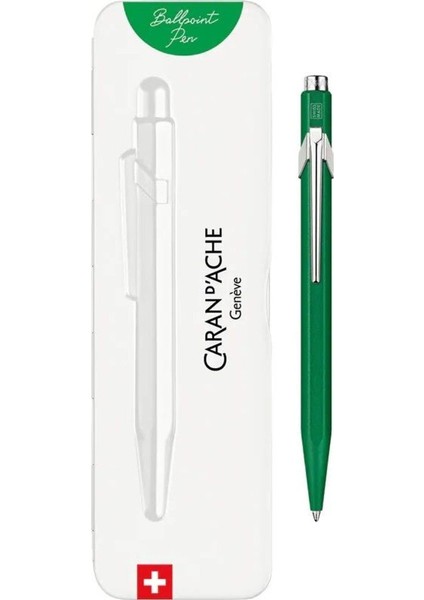 Caran Dache 849 Tükenmez Kalem Colormat-X Green 849.734