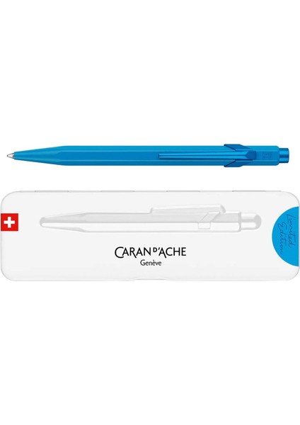Caran Dache 849 Claim Your Style Tükenmez Kalem Azure Blue 849-597 fiyatları