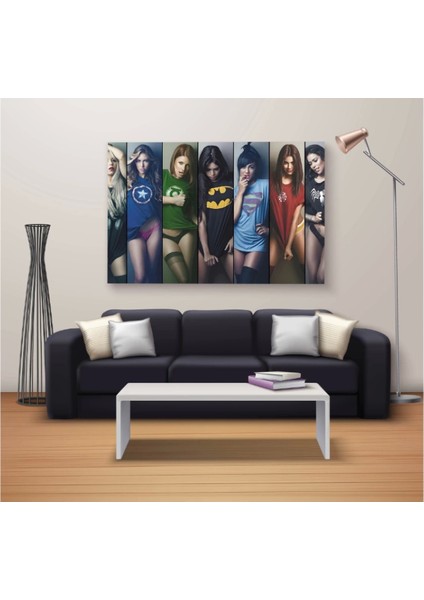 Marsilyan- Dekoratif Baskı Özel Tasarım Dikdödrtgen Kanvas Tablo 1490