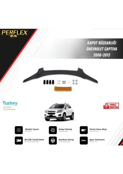 Kaput Rüzgarlığı Chevrolet Captıva 2006-2012