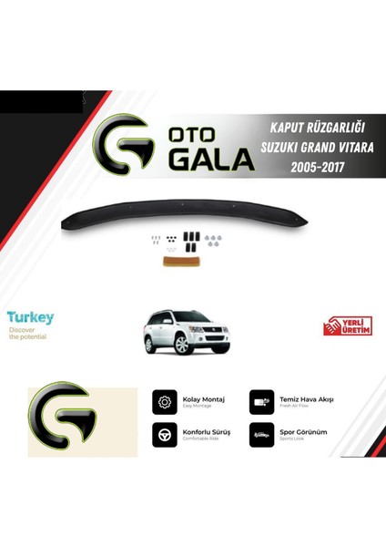 Kaput Rüzgarlığı Suzukı Grand Vıtara 2005-2017