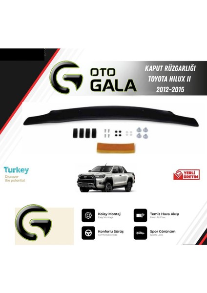 Kaput Rüzgarlığı Toyota Hılux Iı 2012-2015