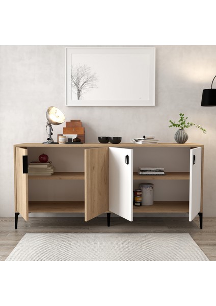 4003 Neva Konsol 180 cm Sepet-Beyaz modelleri