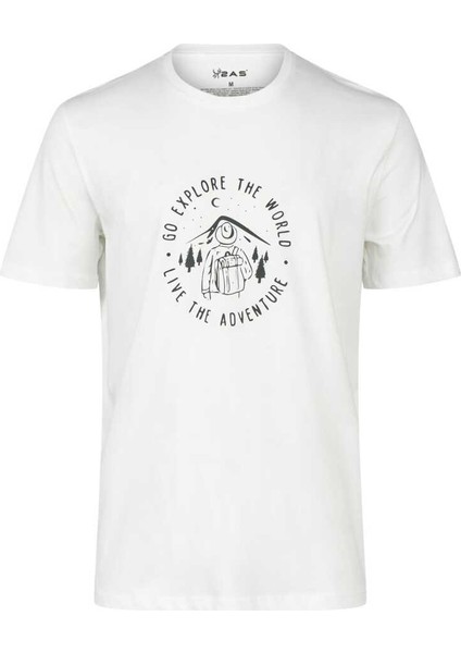 Alex Baskılı Erkek Sıfır Yaka T-Shirt 014