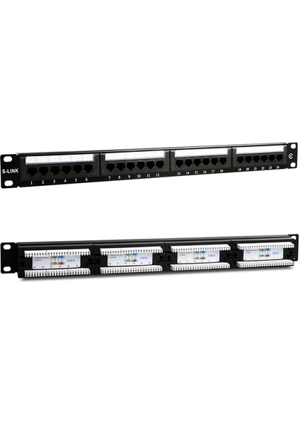 S-Link SL-F624 24 Lü Ftp Cat6 Patch Panel
