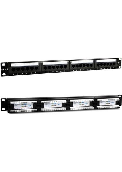 S-Link SL-F624 24 Lü Ftp Cat6 Patch Panel