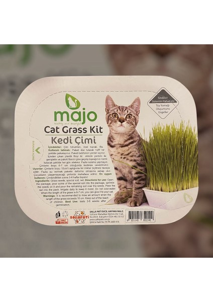 Kedi Çimi %100 Doğal (Tüy Yumağı Önleyici)