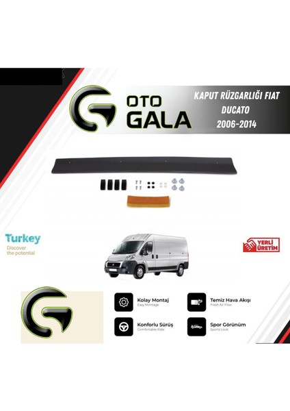 Kaput Rüzgarlığı Fıat Ducato 2006-2014