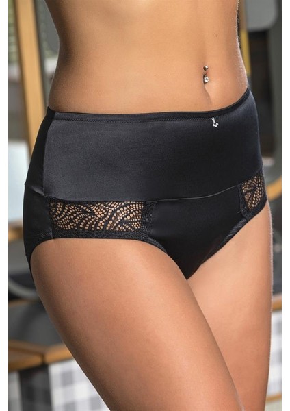 Yüksek Bel Slip Külot Siyah (BRF21173)
