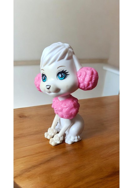 Vintage Mattel Süslü Köpek Figür Oyuncak & 10 cm