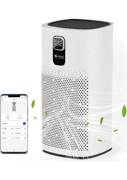 Air Purifier A9 Akıllı Hava Temizleyici 1 Adet Yedek Filtre Hediyeli ( Proscenic Türkiye Garantili ) modelleri