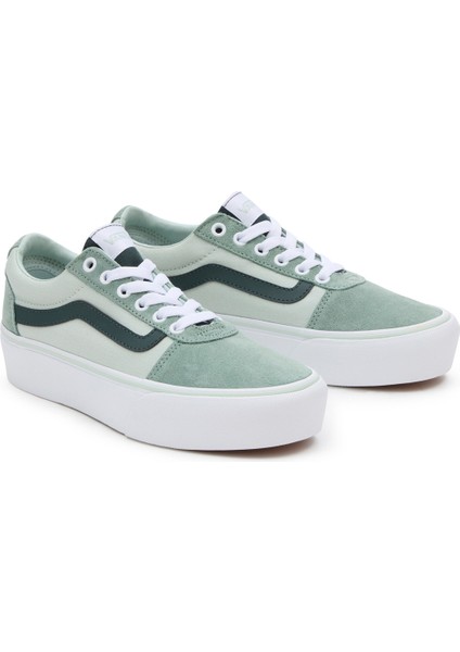 WM Ward Platform Yeşil Kadın Sneaker
