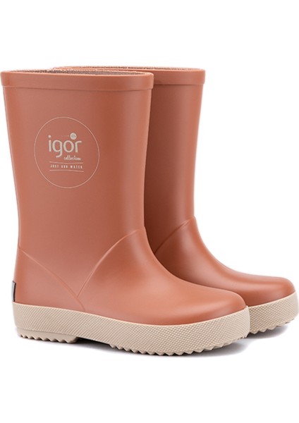 W10293 SPLASH DK BORREGUI Kiremit Kız Çocuk Yağmur Çizmesi