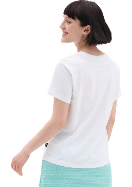 WM DROP V SS CREW-B Beyaz Kadın Kısa Kol T-Shirt