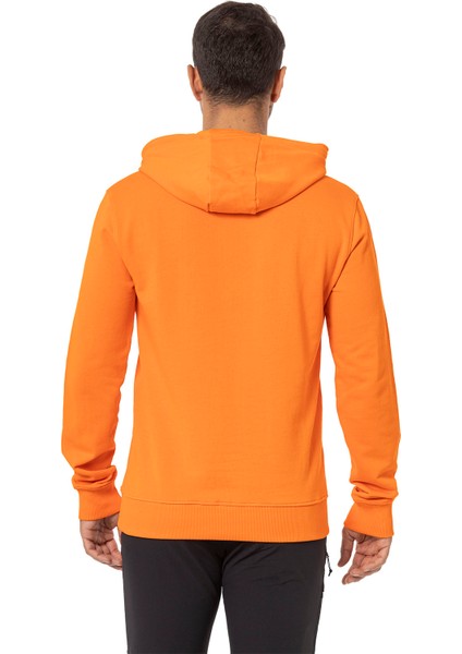 TOMMY HOODY M Turuncu Erkek Sweatshirt