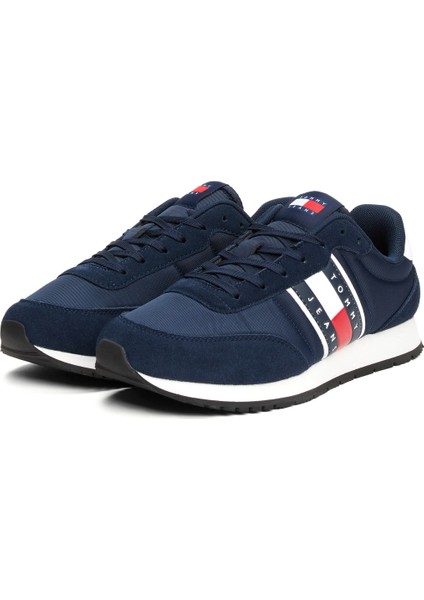 TJM RUNNER CASUAL ESS Mavi Erkek Sneaker