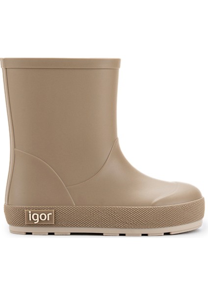 W10294 YOGI DK Bej Kız Çocuk Yağmur Çizmesi