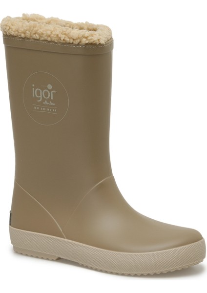 W10293 SPLASH DK BORREGUI Bej Kız Çocuk Yağmur Çizmesi