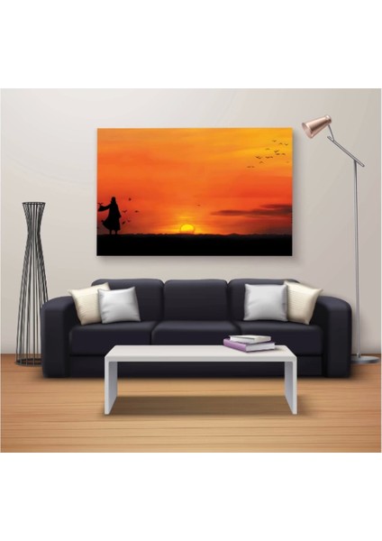 Marsilyan- Dekoratif Baskı Özel Tasarım Dikdödrtgen Kanvas Tablo 1207