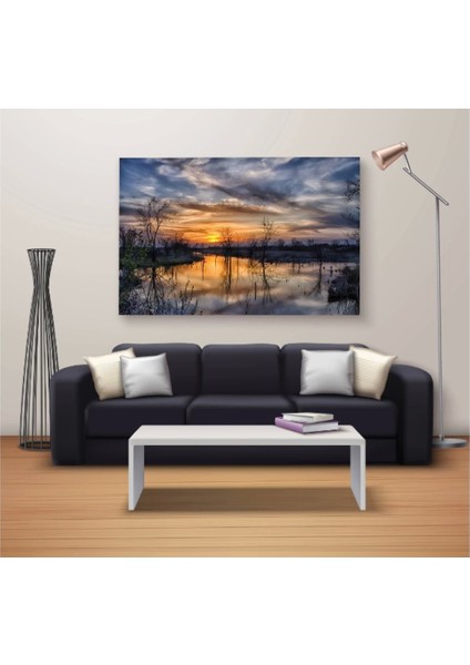 Marsilyan- Dekoratif Baskı Özel Tasarım Dikdödrtgen Kanvas Tablo 1157