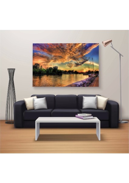 Marsilyan- Dekoratif Baskı Özel Tasarım Dikdödrtgen Kanvas Tablo 1174