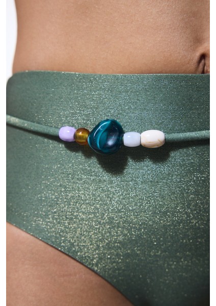 Bo High Yeşil Bikini Altı