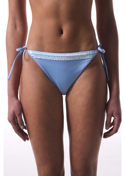 Sequin, Pullu Mavi Bikini Altı - Gamze Erçel Koleksiyonu