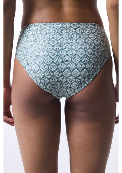 Spring Green Yüksek Bel Twist Bikini Altı