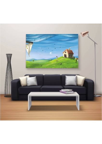 Marsilyan- Dekoratif Baskı Özel Tasarım Dikdödrtgen Kanvas Tablo 1341