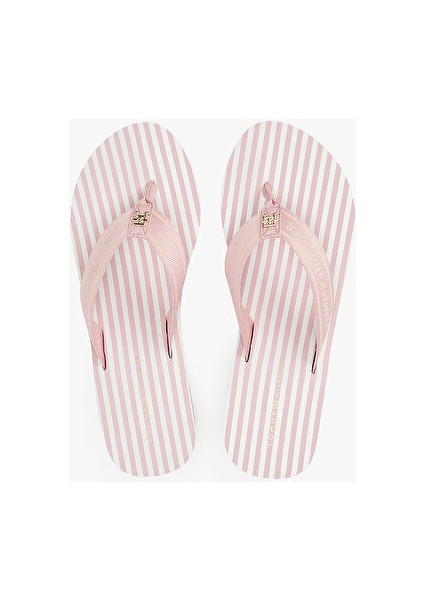 Th Strıpes Wedge Beach Sandal
