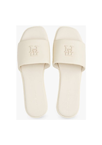 Th Logo Hardware Leather Mule modelleri