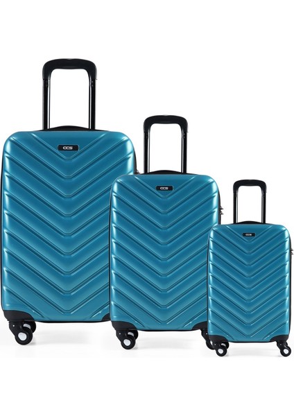 5175 Abs Kabin, Orta ve Büyük Boy 3'lü Valiz Seti