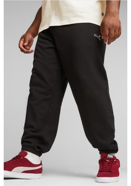 BETTER ESSENTIALS Sweatpa Siyah Erkek Eşofman Altı