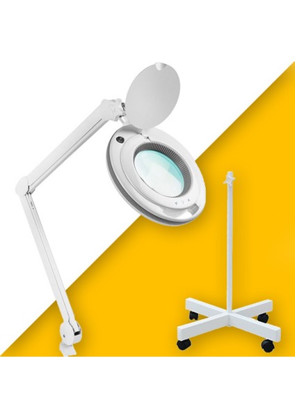 6017 Ayaklı Büyüteç | Ayarlanabilir Işık Seviyeli (8x)