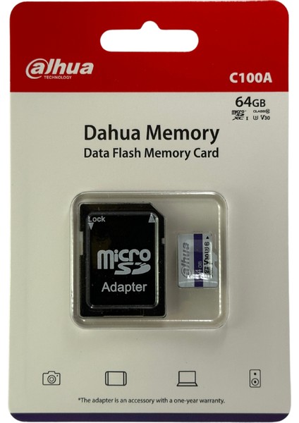 C100A 64GB MicroSDXC U3 Hafıza Kartı 4K Video Desteği ile Profesyonel Kullanım için Uygun modelleri