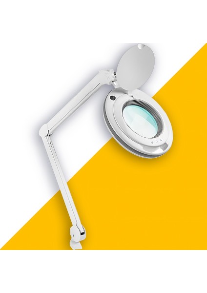 6017 Ayarlanabilir LED Işık Seviyeli Masaüstü Büyüteç (8x)