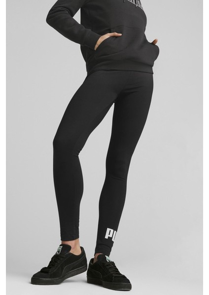 ESS Logo Leggings Siyah Kadın Tayt