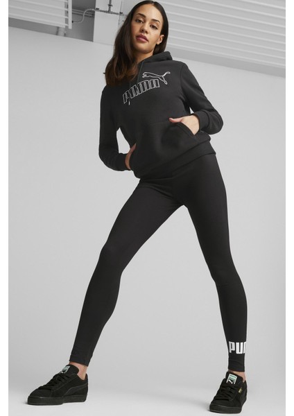 ESS Logo Leggings Siyah Kadın Tayt