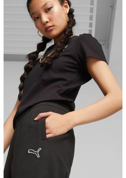 BETTER ESSENTIALS Pants Siyah Kadın Eşofman Altı indirimleri