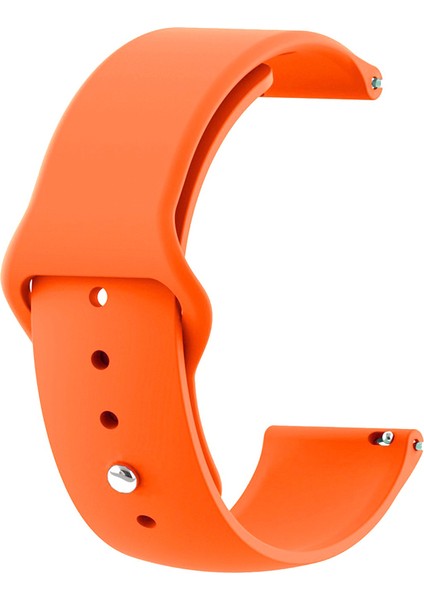 Amazfit Bip 5 ile Uyumlu Yumuşak Dokulu Esnek Jel Silikon Kayış